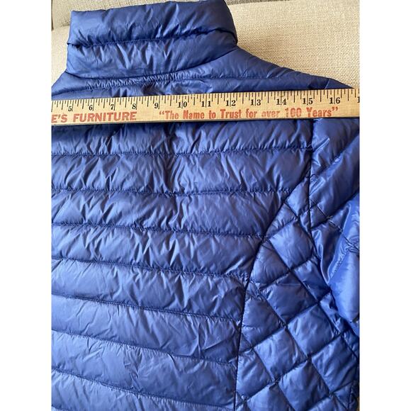 NuAge Sport Jacket Womens Medium Blue 100% Nylon Light Packable Down Puffer Coat - Picture 12 of 12